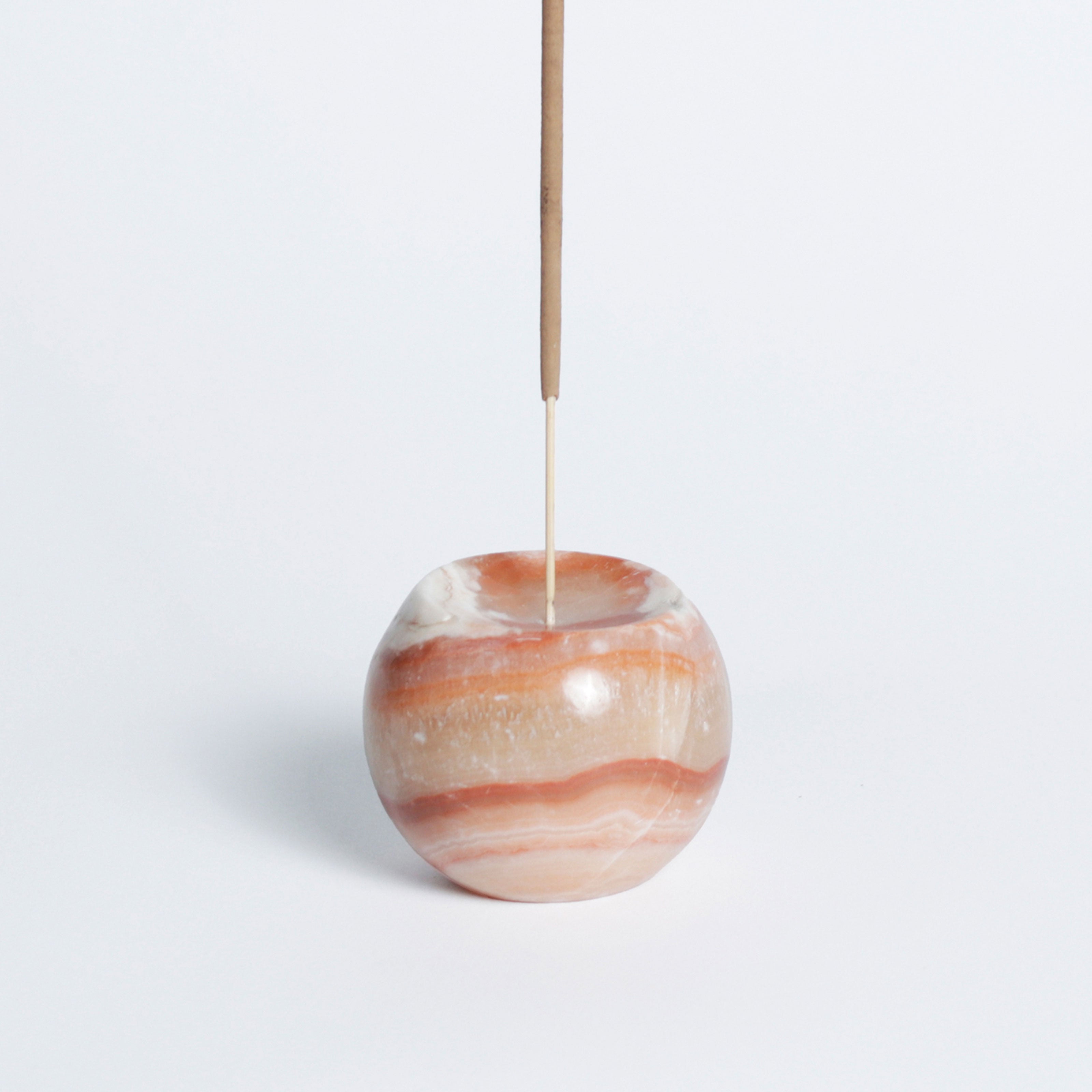 Sphere Incense Holder Crema Onyx
