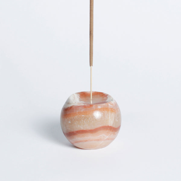 Sphere Incense Holder Crema Onyx