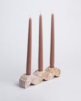 Wavy Gemstone Candelabra