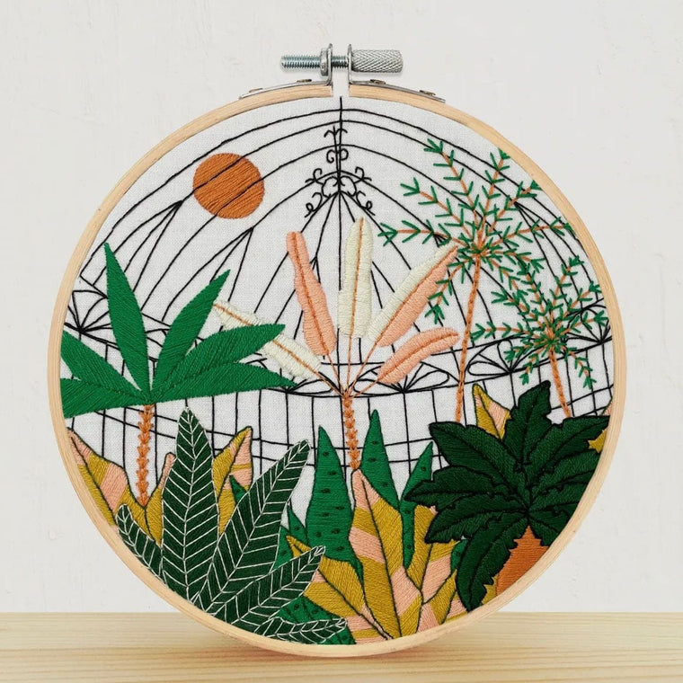 Botanical Garden Embroidery Kit