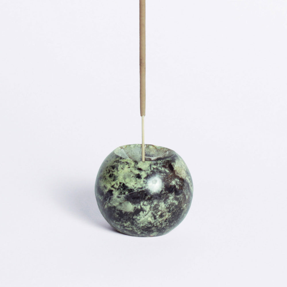 Sphere Incense Holder Serpentine