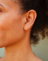 Charming Bow Design Stud Earrings for a Feminine Touch