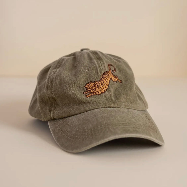 Tiger Embroidered Hat