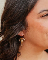 Charming Draped Ribbon Earrings with 14kt Gold Filled Earwires