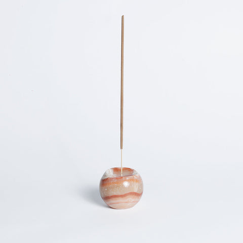 Sphere Incense Holder Crema Onyx