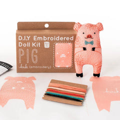 Piggy Embroidery Kit
