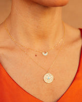 Timeless Victorian Era Sunburst Necklace with Regal Charm