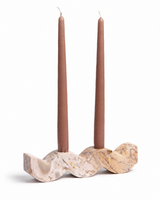 Wavy Gemstone Candelabra