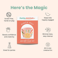 Petite Artisan Pinch Pot Clay Kit