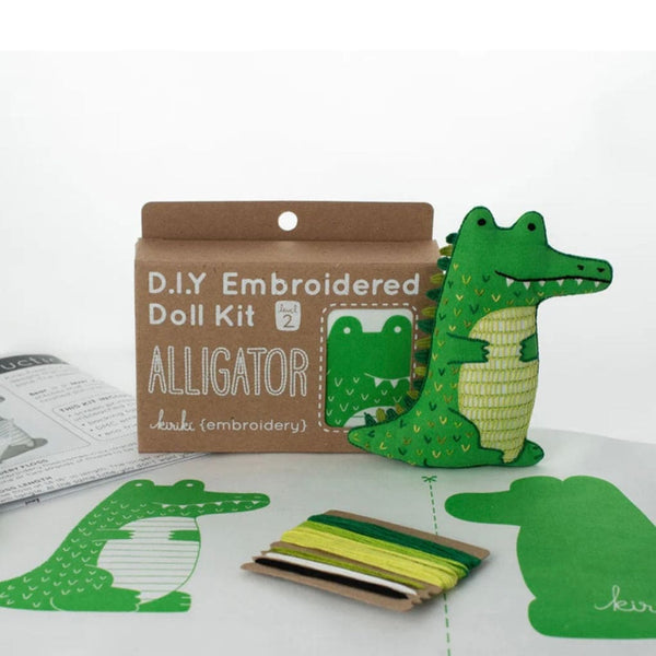 Alligator Embroidery Kit