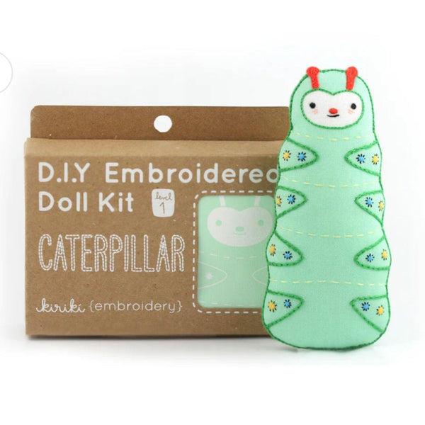 Caterpillar Embroidery Kit