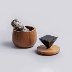 Black Onyx round jewel box