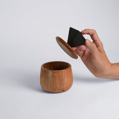 Black Onyx round jewel box