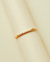 Timeless Beauty Pave Crystal Ring with Nickel-Free Gold
