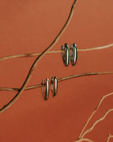 Pinch Hoops Silver