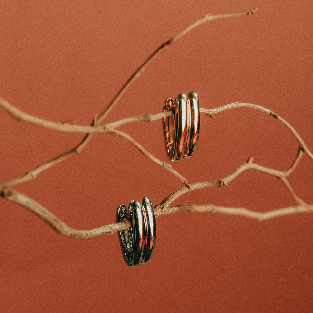 Pinch Hoops Gold