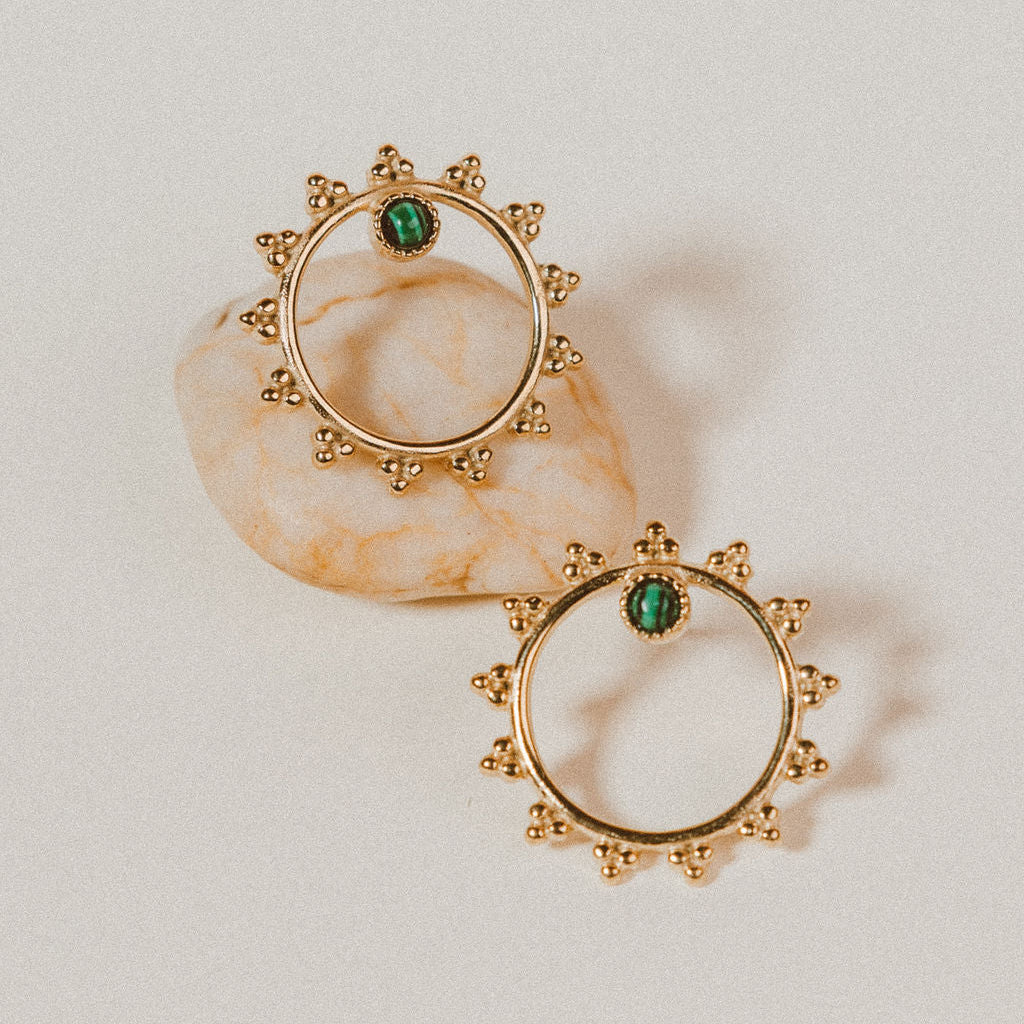 Solis Earrings Turquoise