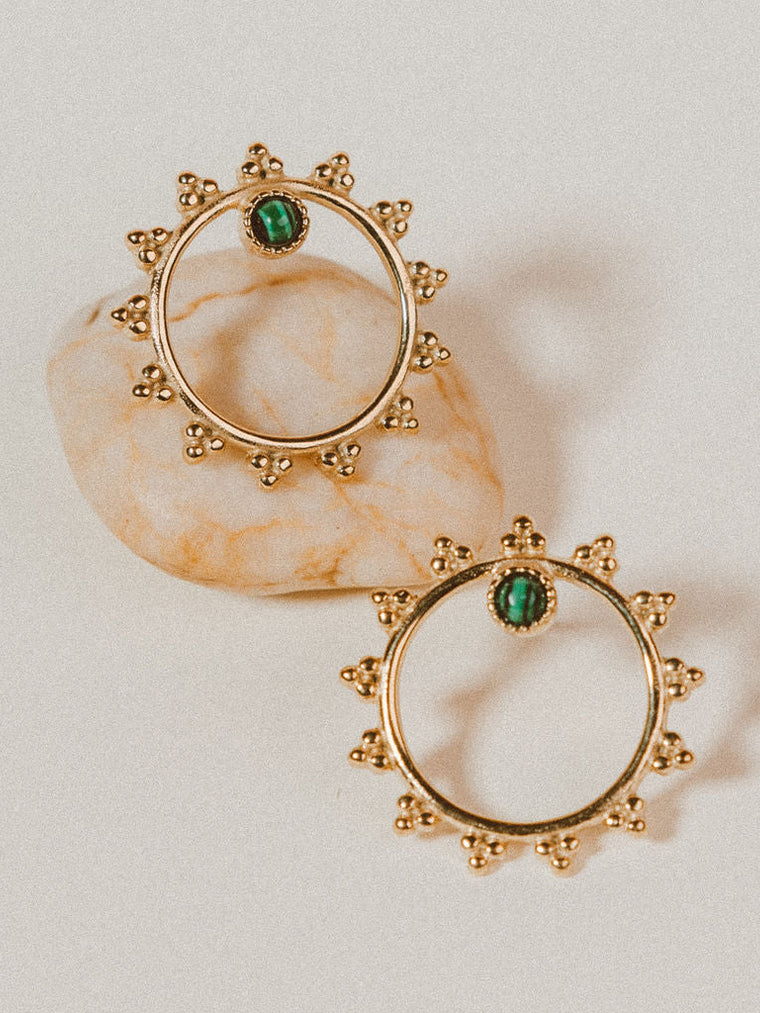 Solis Earrings Turquoise