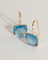Horizon Drop Earrings-Azure