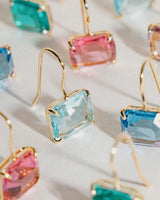 Horizon Drop Earrings-Cherry