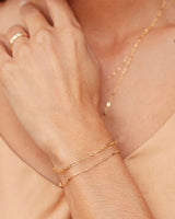 Unique Combination Long and Short Link Bracelet