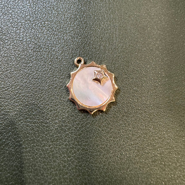 Scalloped Coin Necklace
