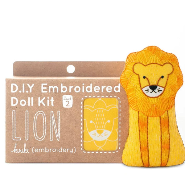 Lion Embroidery Kit
