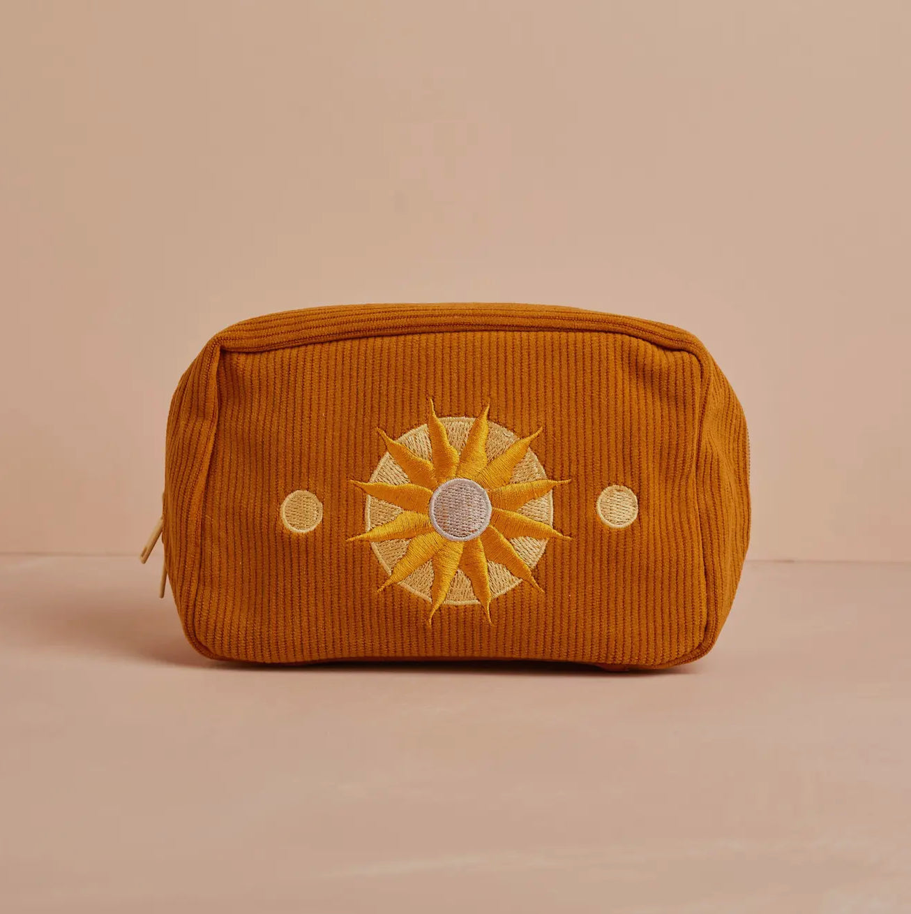 Sun Corduroy Makeup Bag