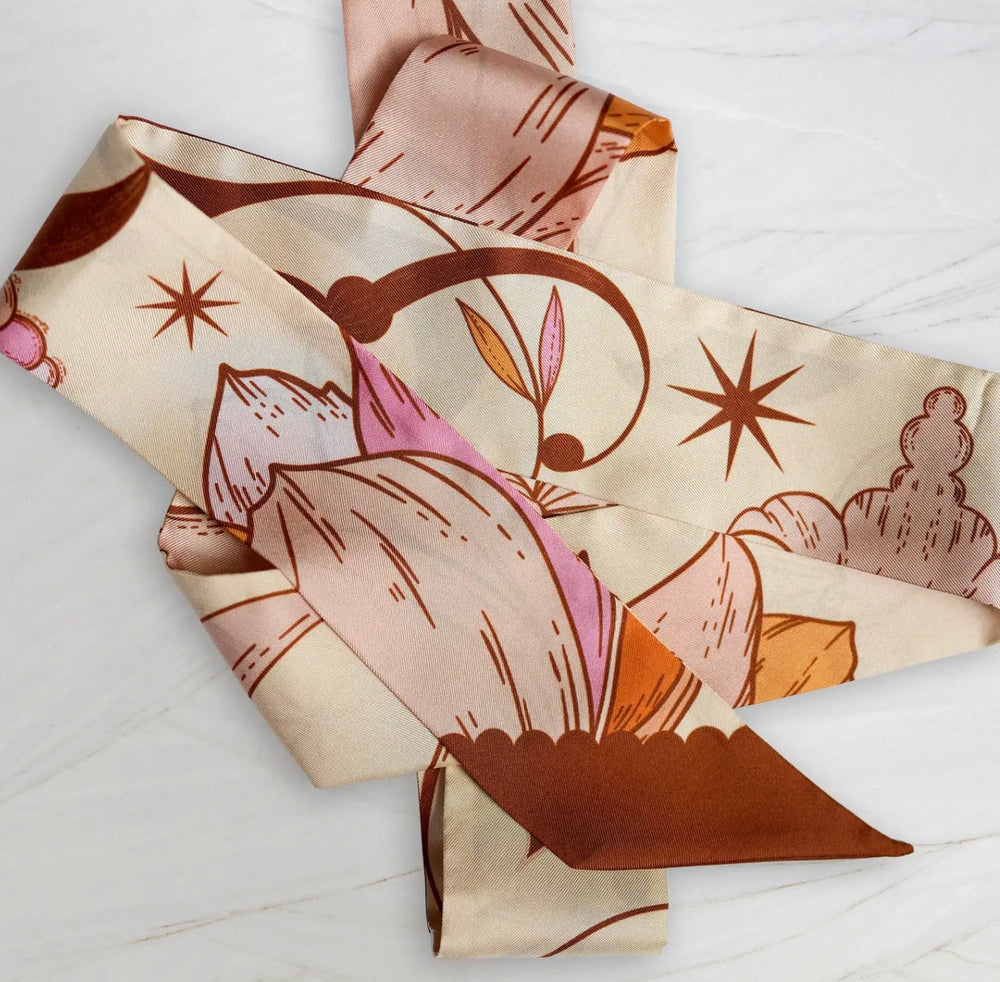 Skinny Scarf Celestial Blush