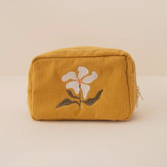 Marigold Corduroy Makeup Bag