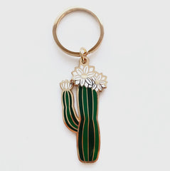 Cactus Flower Keychain