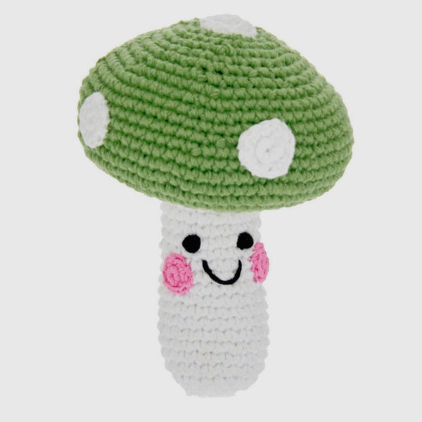 Green Mushroom Rattle