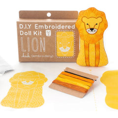 Lion Embroidery Kit