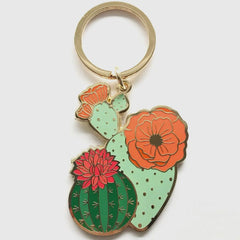 Enamel Desert Keychain