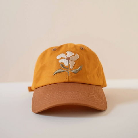 Marigold Embroidered Hat