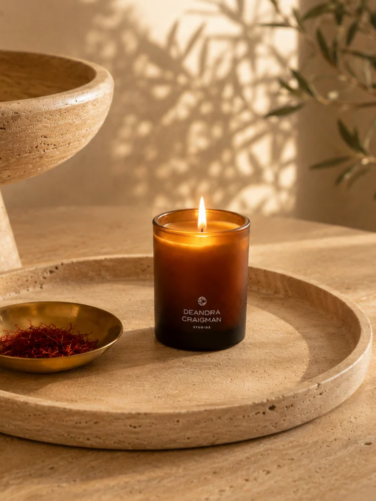 Spiced Saffron & Citrine Candle & Playlist