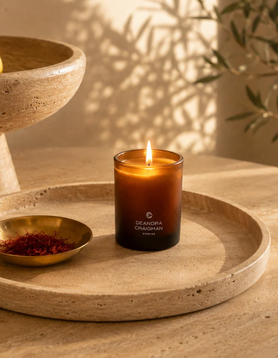 Spiced Saffron & Citrine Candle & Playlist