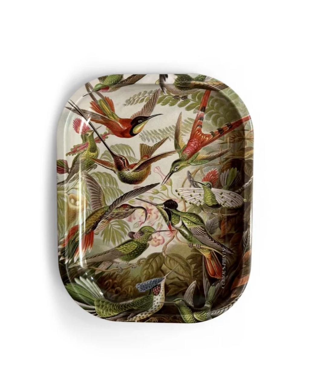 Humming Bird Metal Trinket Tray