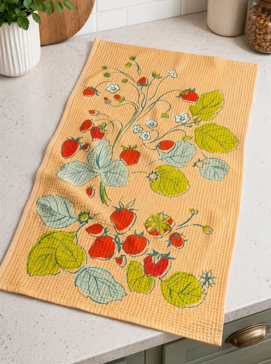 Strawberry Tea Towel
