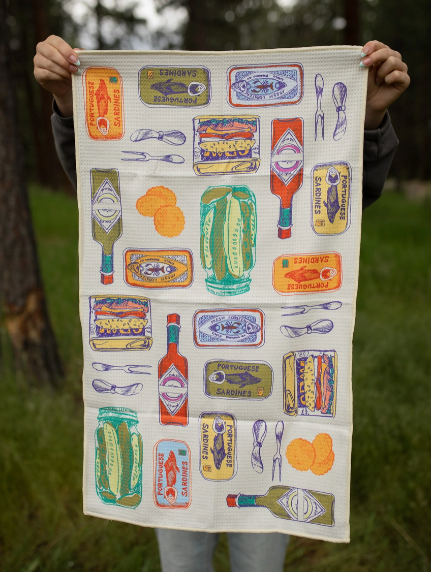 Sardine Tea Towel