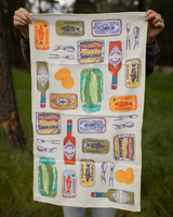 Sardine Tea Towel
