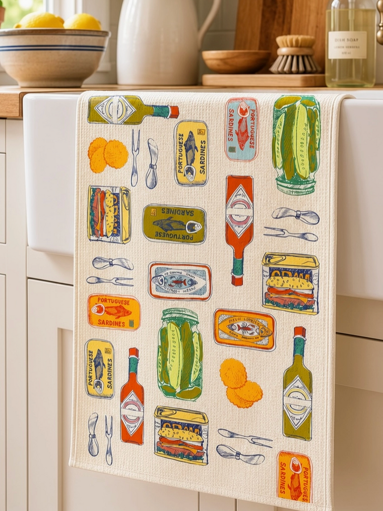 Sardine Tea Towel