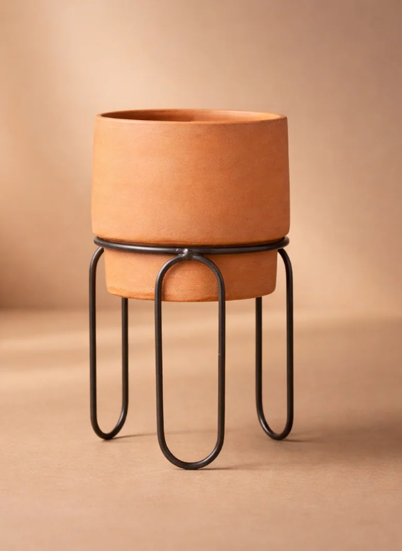 Jaro Small Terracotta Planter