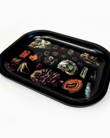 Gemstone Metal Trinket Tray