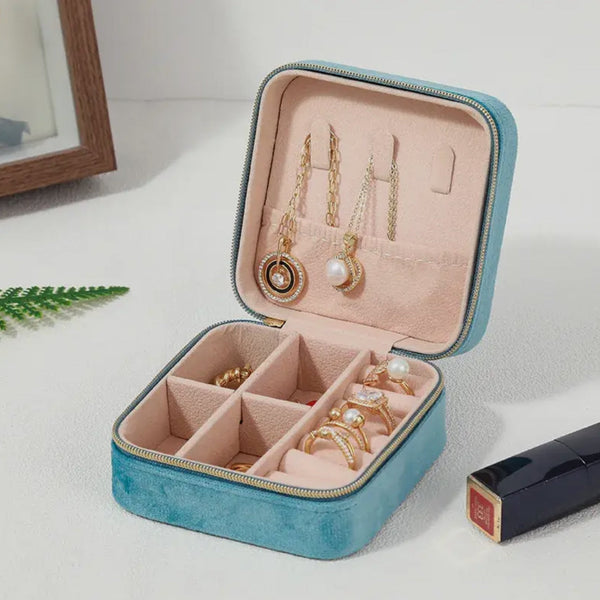 Sky Blue Jewelry Case