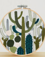 Cactus Garden Embroidery Kit