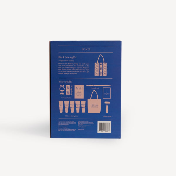 Block Printing Kit - Bow Print Tote Bag