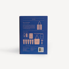 Block Printing Kit - Bow Print Tote Bag