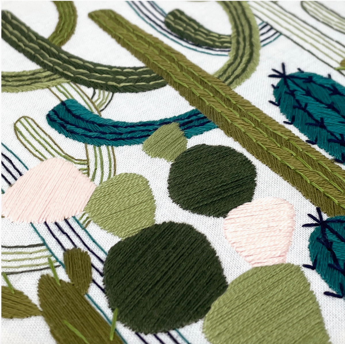 Cactus Garden Embroidery Kit