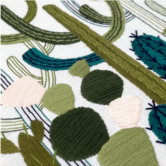 Cactus Garden Embroidery Kit